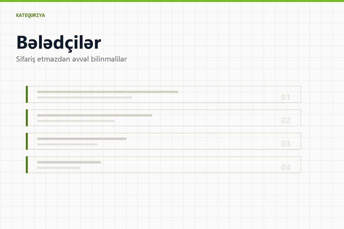 Bələdçilər — bloq kateqoriyası